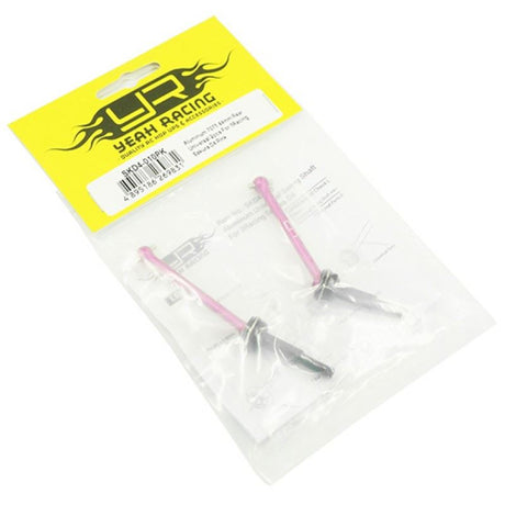 Yeah Racing Aluminum 7075 44mm Rear Universal 2pcs For 3Racing Sakura D3 D4 Pink