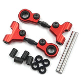 Yeah Racing Aluminum Front Upper Arm Set For Tamiya TT-01 TT-01E Red