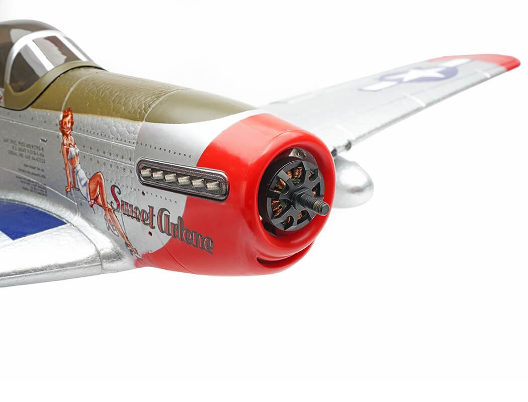 Mo-Fly P-51D Mustang 685Mm 6Ch 3D/6G With 6-Axis Gyro Rtf