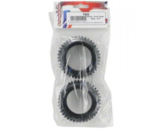 Schumacher Block - Front Tyres - Blue - CAT (pr)