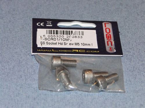 RACTIVE SS Socket Hd Screw M5 10mm Pk4