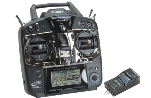 Futaba T10J 10 Channel Combo 2.4GHz (Mode 2) (N-Tx) Mode 2 R3008SB (P-CB10J/L)