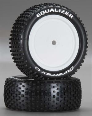 DURATRAX Equalizer 1/10 Buggy Tire 4WD Front C3 Mtd ASC B44 (2)