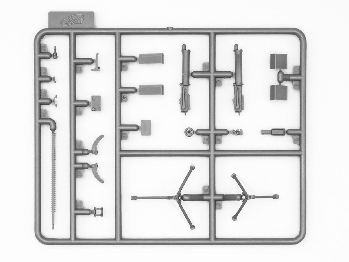 Icm 'Miracle On The Marne' Wwi British, French & German Infantry Figure Set