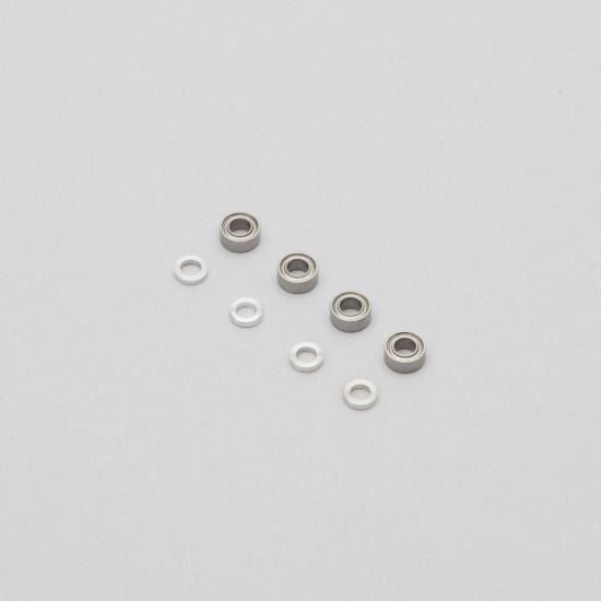 TLR Bearings and Spacers, Alum BellCranks: 22/T/SCT