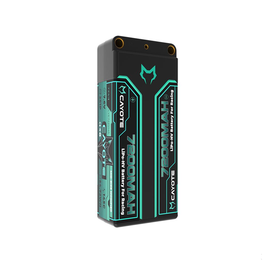 Cayote Lipo 7200Mah Hv Mid 7.6V 25Mm 251G