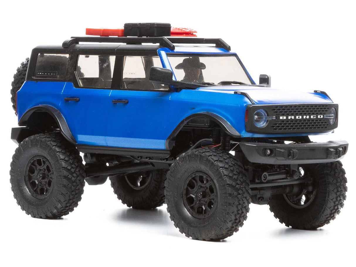 Axial 1/24 SCX24 2021 Ford Bronco 4WD Truck Brushed RTR, Blue
