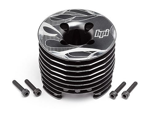 HPI Aluminium Heatsink Head Gunmetal (F3.5 Pro)