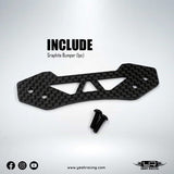 Yeah Racing Graphite Bumper Plate For Tamiya Tt02 Series