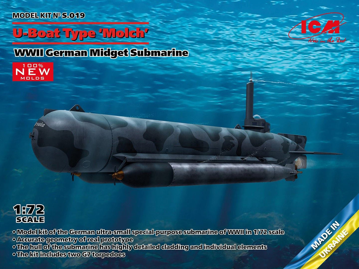 Icm U-Boat Type 'Molch', Wwii German Midget Submarine