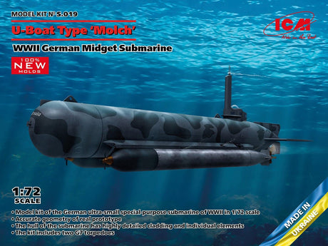 Icm U-Boat Type 'Molch', Wwii German Midget Submarine