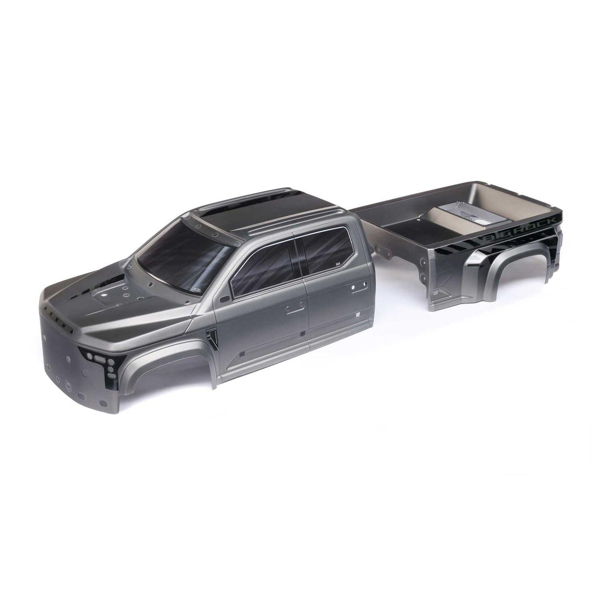 Arrma BIG ROCK 6S BLX Painted Decaled Trimmed Body, Gunmetal