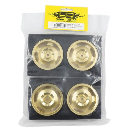 Yeah Racing Aluminum Cnc Rim Set (4Wd) For Tamiya Tt-02B Top Force Super Avante (Td4)