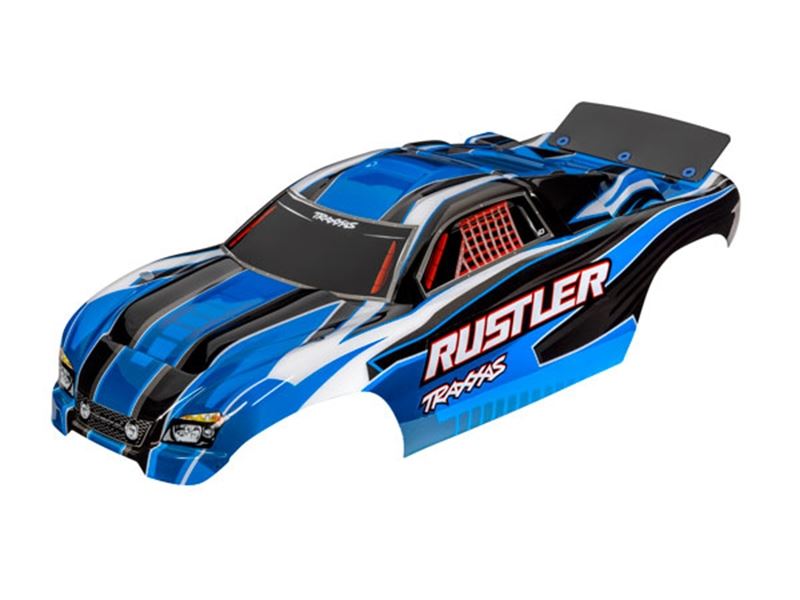 Traxxas Pre-Painted Rustler Body - Blue