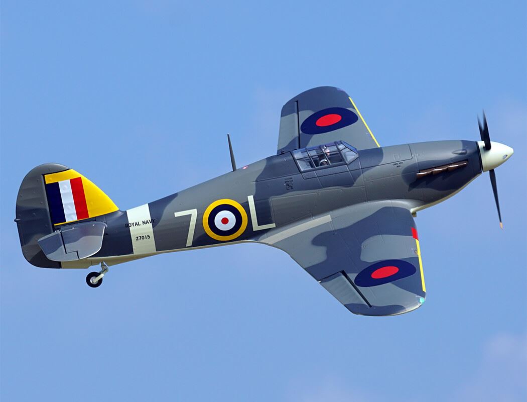 Xfly Hawker Sea Hurricane Mk1 Grey/Green 1200Mm Pnp