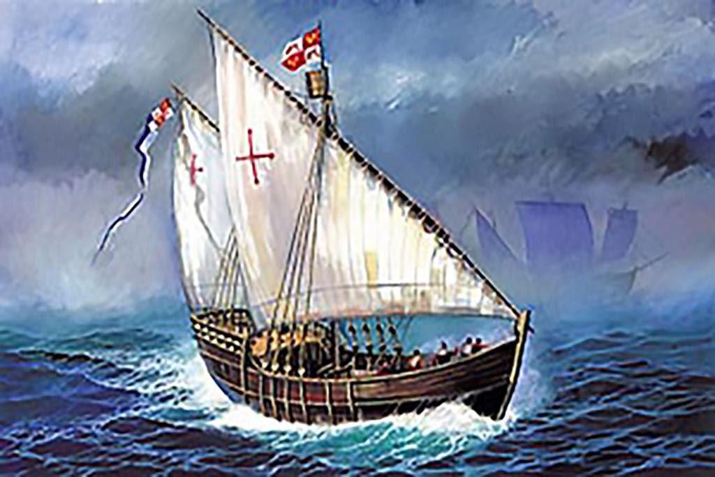 Zvesda 1/100 Caravel inNinain