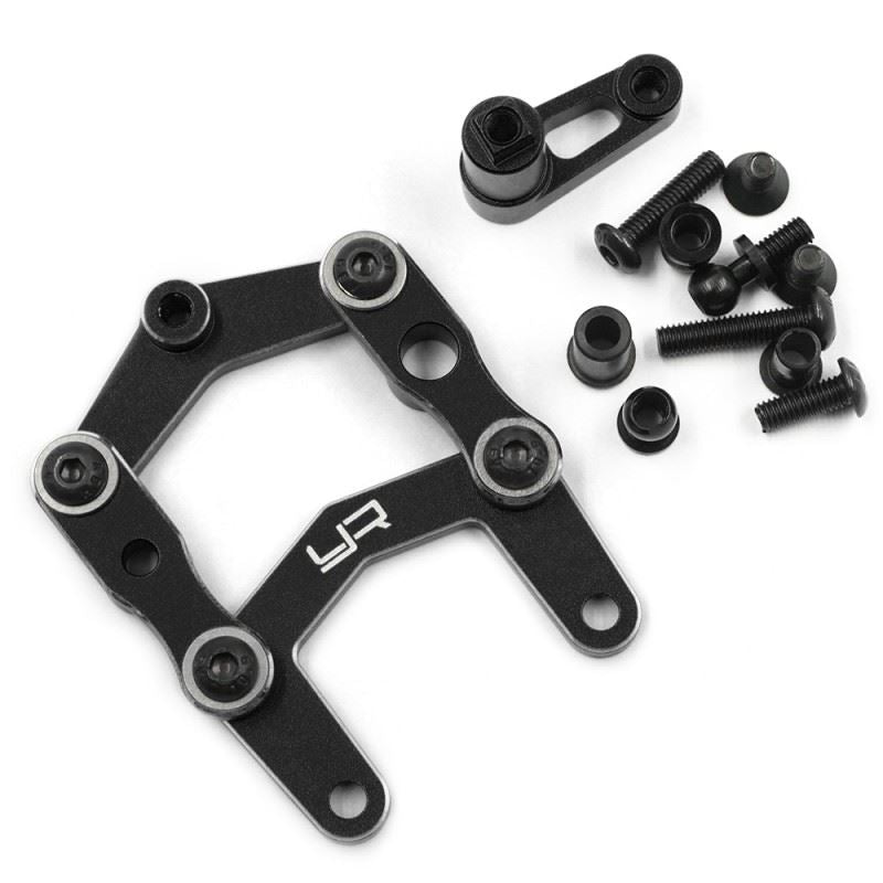 Yeah Racing Aluminum Steering Set for Tamiya SW-01 Black