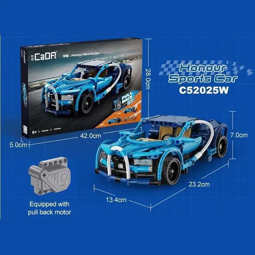 Cada 1:18 Pull Back Racing Car - 377Pcs