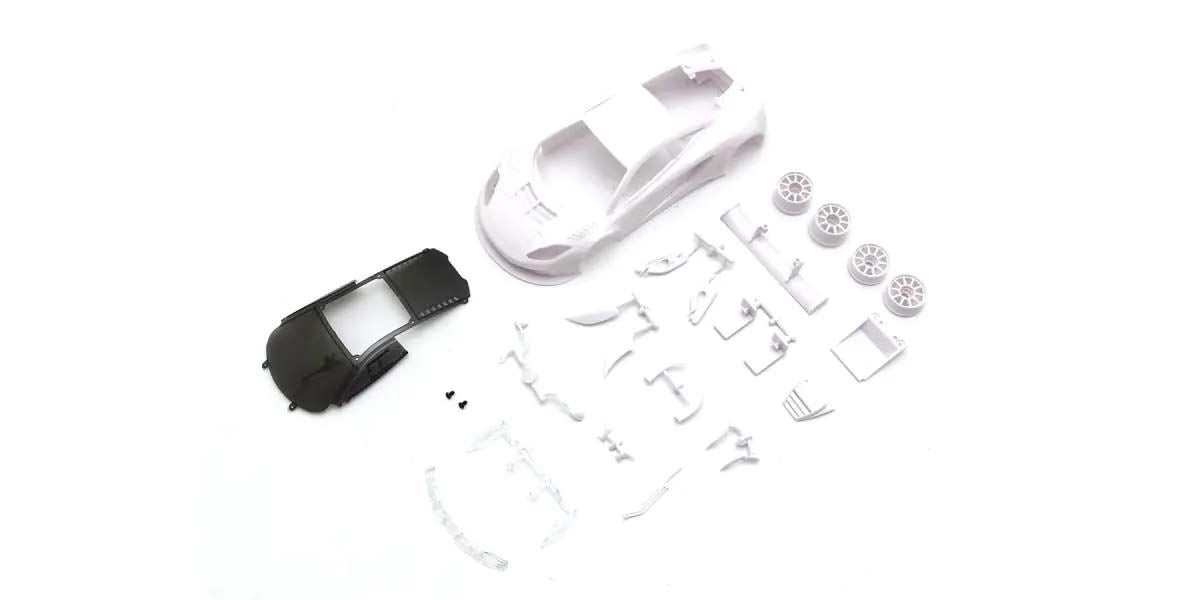 Bodyshell McLaren 12C Gt3 2013 Mini-Z + 2Wd Rims (White Body)