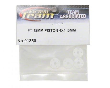 TEAM ASSOCIATED 12MM BIG BORE FT PISTONS 4 HOLE x 1.3MM TAPERED