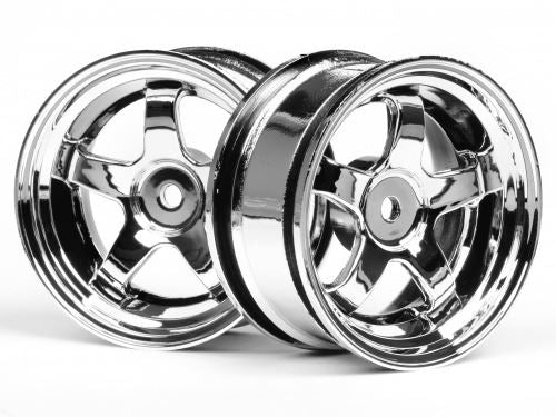 HPI Work Meister S1 Wheel 26mm Chrome (3mm Offset)