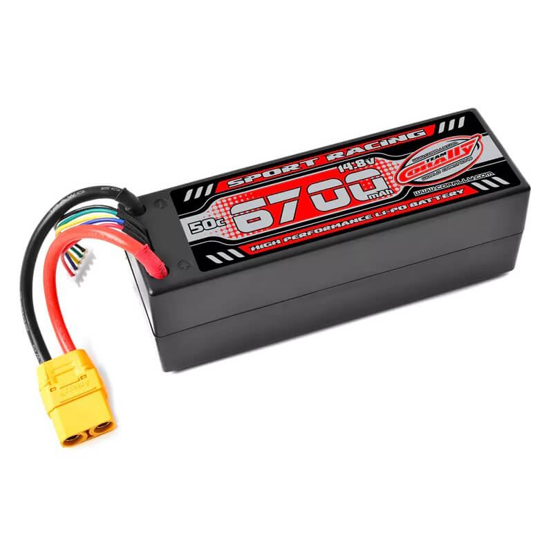 Corally Power Racing 50C Lipo Battery 6700Mah 14.8V Xt90 4S