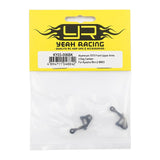 Yeah Racing Aluminum 7075 Front Upper Arms 2 Deg Camber For Kyosho Mini-Z MR03