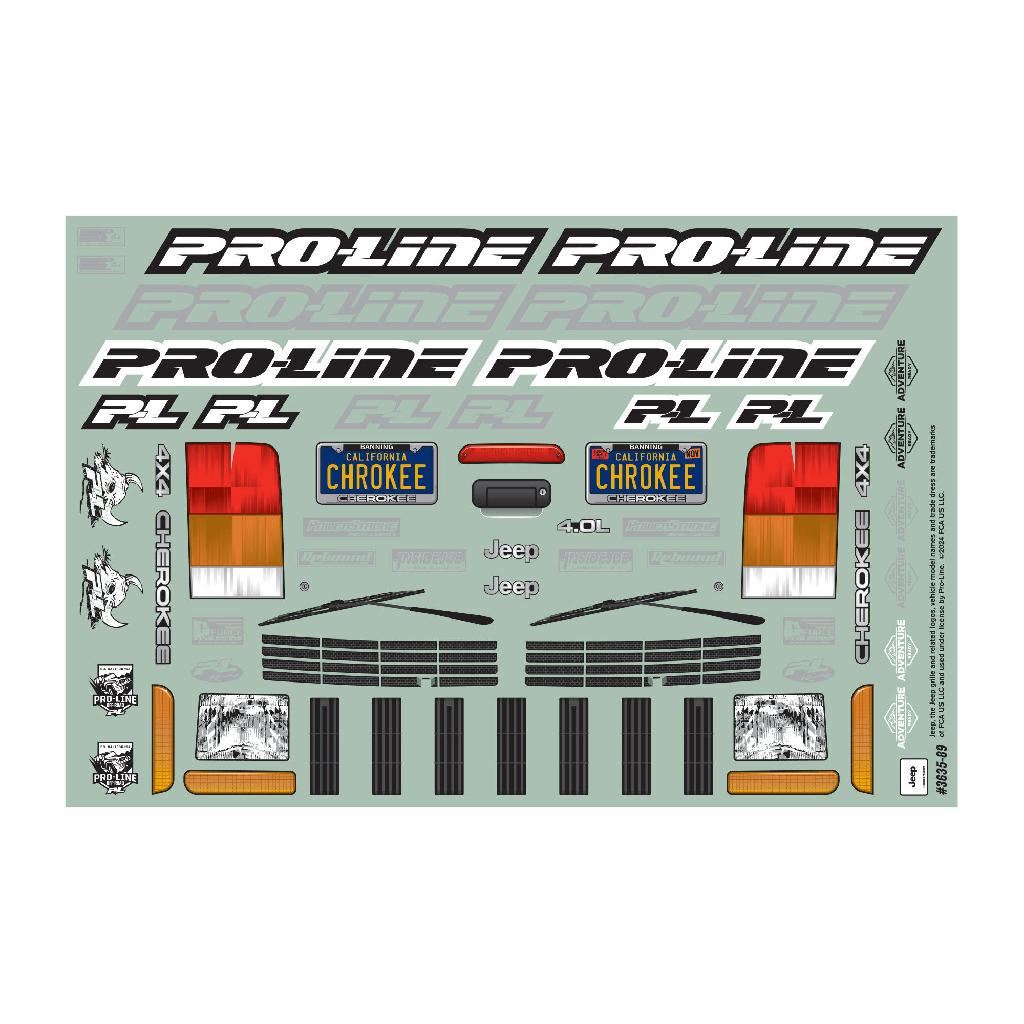 Pro 1/10 2001 Jeep Cherokee Clear Body 12.3In (313Mm) Wheelbase C
