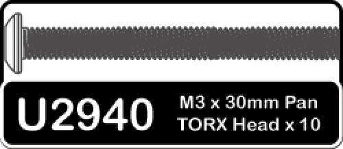 Schumacher Speed Pack - Torx M3X30 Pan Hd