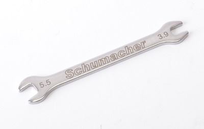 Schumacher Steel Spanner - 5.5mm/3.9mm