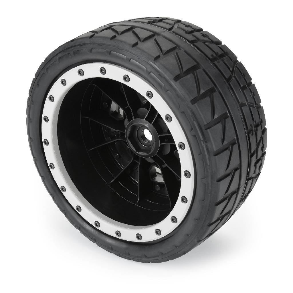 Pro 1/5 Menace Hp Belted Pro-Loc F/R X-Maxx Mtd 24Mm Blk/Gry Imp