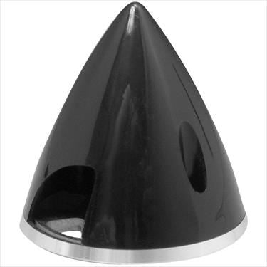 ELECTRIFLY Nylon Spinner with Aluminium Back 2" (51mm) Black