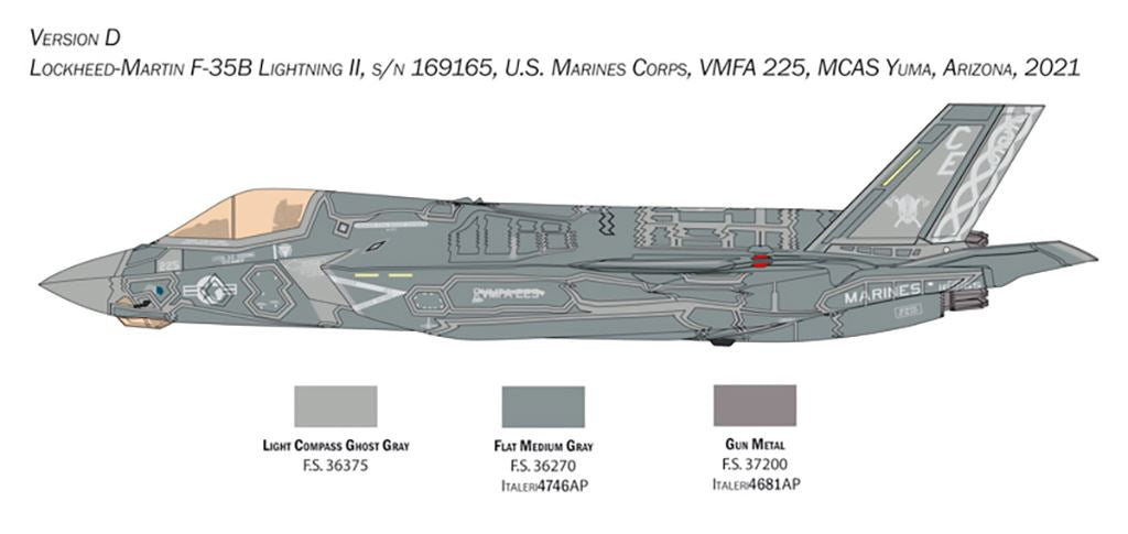 Italeri RAF F-35B STOVL version