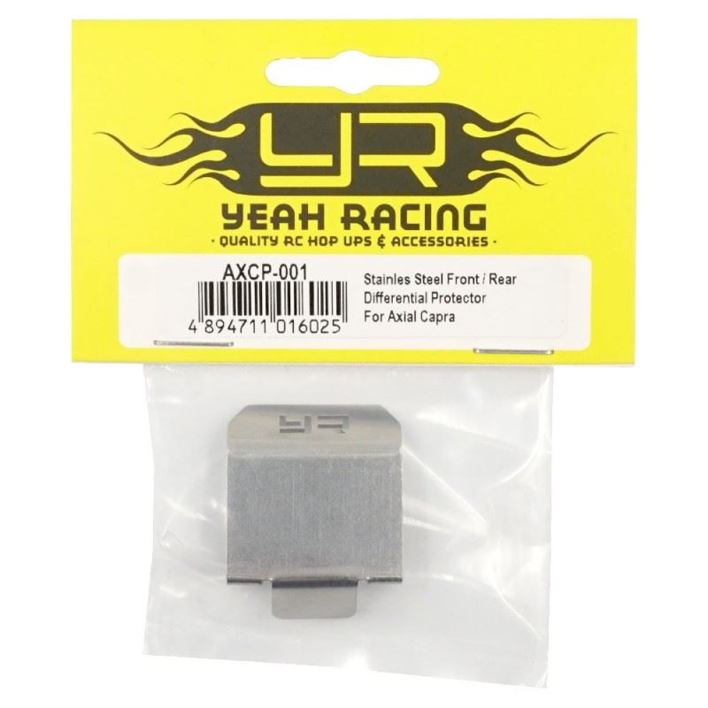 Yeah Racing Stainless Steel Front / Rear Differential Protector For Axial Capra