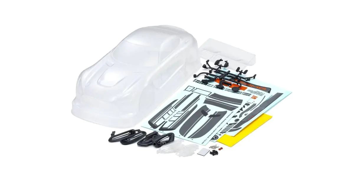 Kyosho Mercedes Amg Gt3 Light Weight Clear Body Set 1:10 Fazer Cup