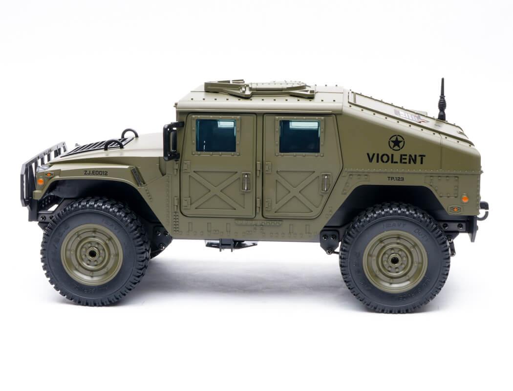 E-Zee Rc 1/16 4Wd Rc Hummer Military Truck - Green