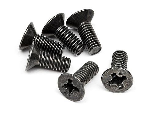 HPI Flat Head Screw M3 X 8mm (6 Pcs)