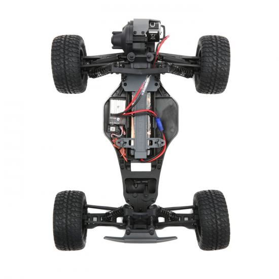 ECX AMP MT 1:10 2WD Monster Truck: Black/Green RTR INT (ECX03028IT2)