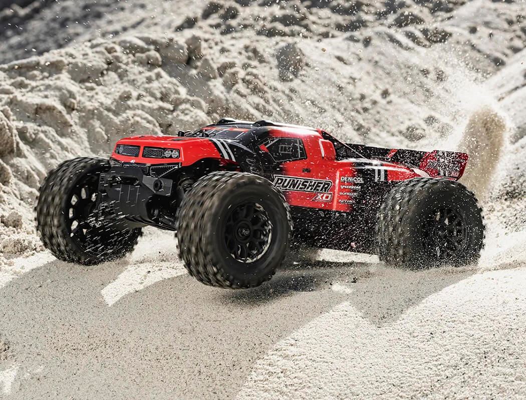 Corally Punisher Xd Rtr Truck - Red