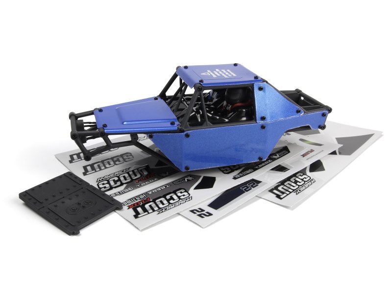 Scout-24 1/24Th Rock Crawler - Printed Body - Blue