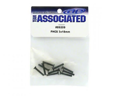 Team Associated FHCS 3x18mm Screws (10)