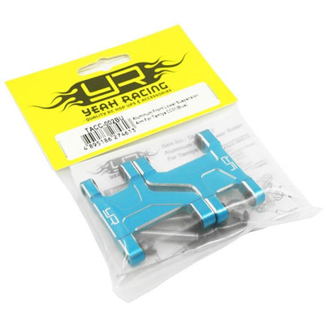 Yeah Racing Aluminum Front Lower Suspension Arm Blue For Tamiya CC01