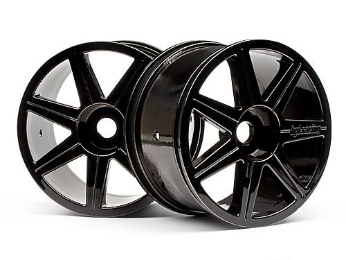 HPI 7 Spoke Black Chrome Trophy Truggy Wheel