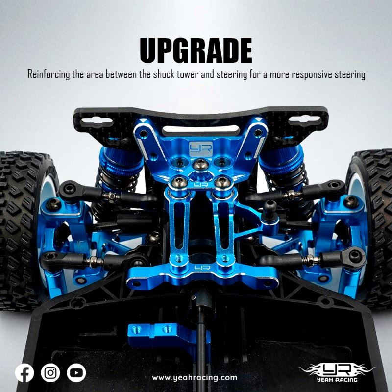 Yeah Racing Aluminum Steering Post Mount For Tamiya Xm-01 Pro