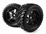 Mounted Goliath Tire On 3251 Tremor Black Wheel