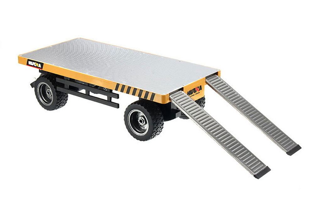 Huina Rc Alloy Flatbed Trailer