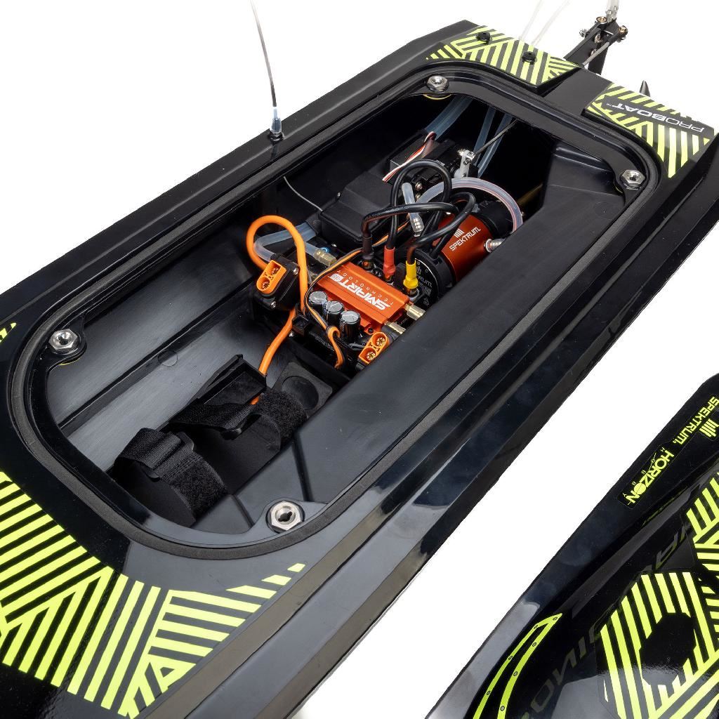 Proboat Sonicwake 36In V3 Self-Righting V-Hull Boat Rtr, Black