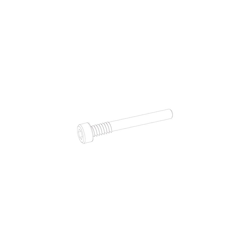 2.5*20.5 Hex Socket Head Cap Half Threaded Tappin