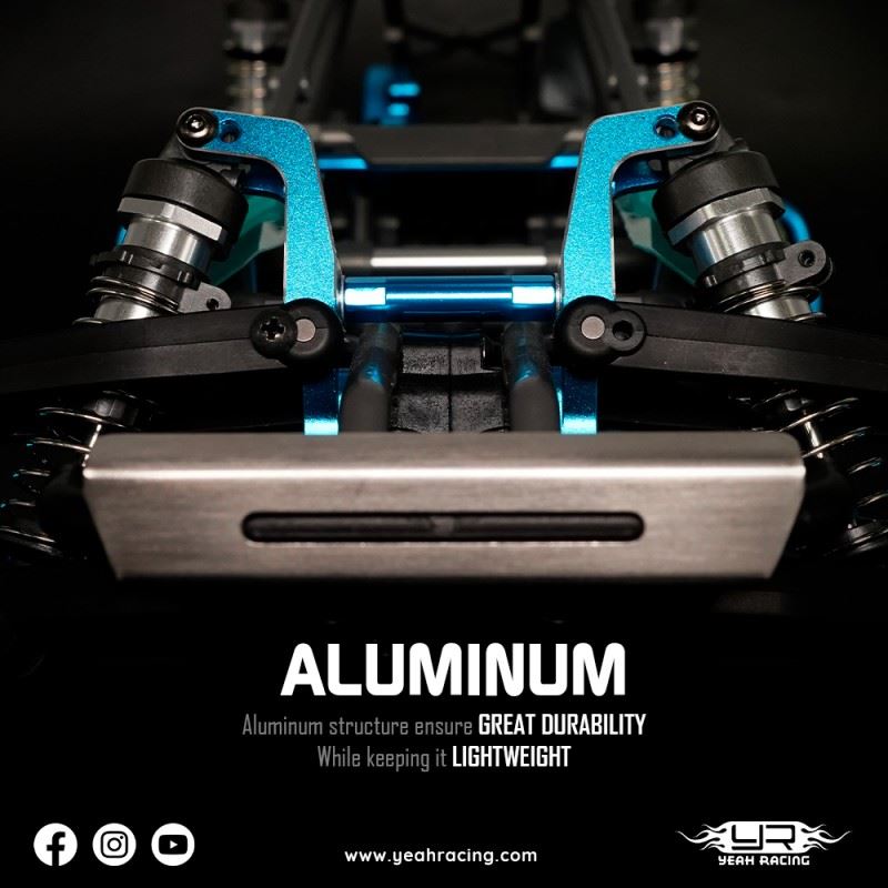 Yeah Racing Aluminum Damper Brace (F & R) For Tamiya Bbx (Bb-01)