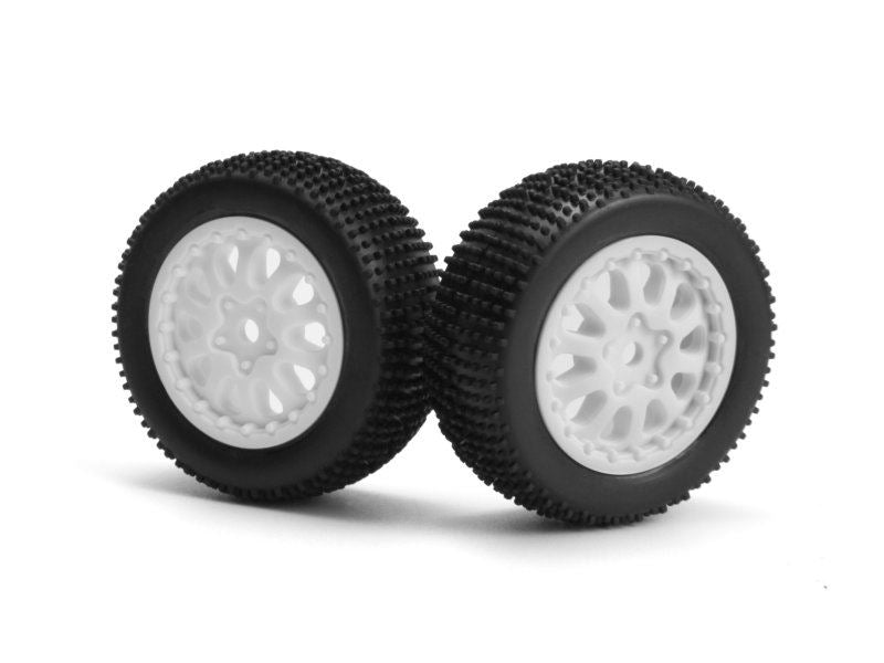 Sidepin Sc Wheel/Tyre Set (White/Front/Rear)